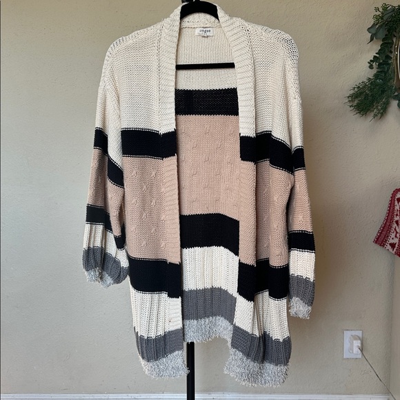 Umgee Oversized Cardigan Sweater Chunky sweater size S - Picture 3 of 9